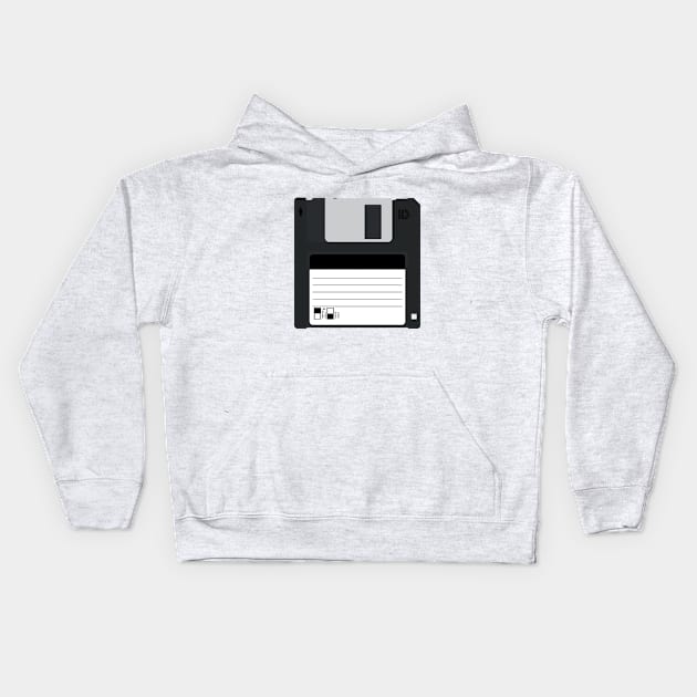 Floppy Disk Kids Hoodie by rheyes